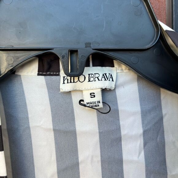 Kilo Brava Satin Collection maxi robe stripe size small - Picture 7 of 7